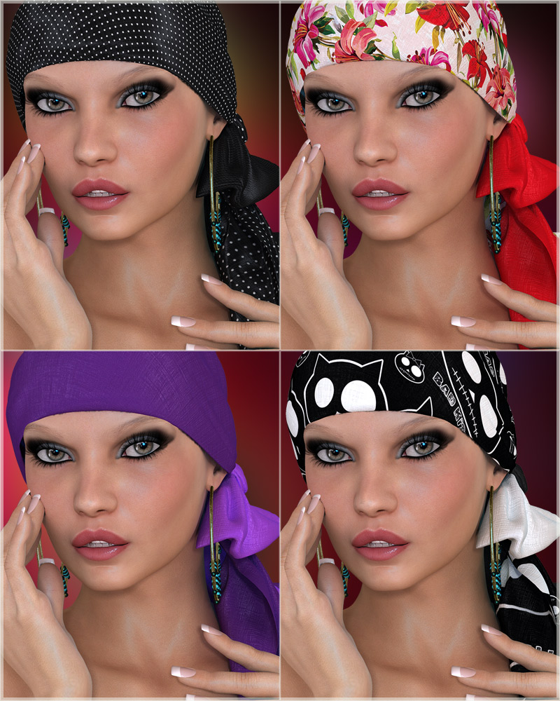 In Style for 70's Head Scarf by N/A