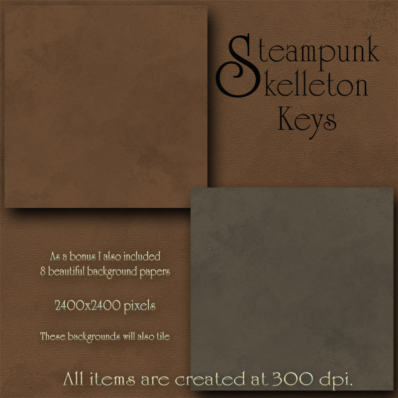 Steampunk Skelleton Keys by N/A