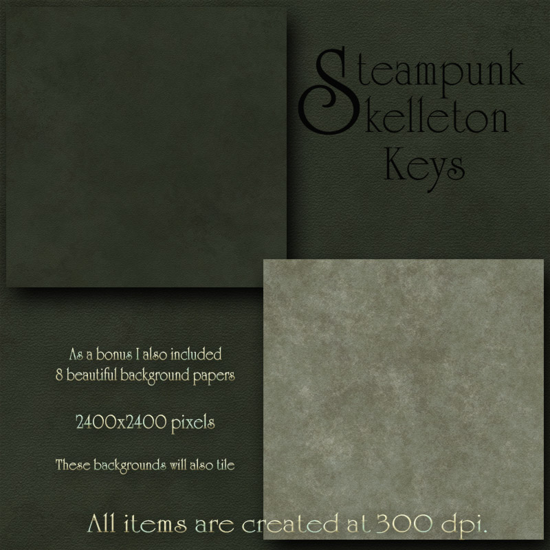 Steampunk Skelleton Keys by N/A