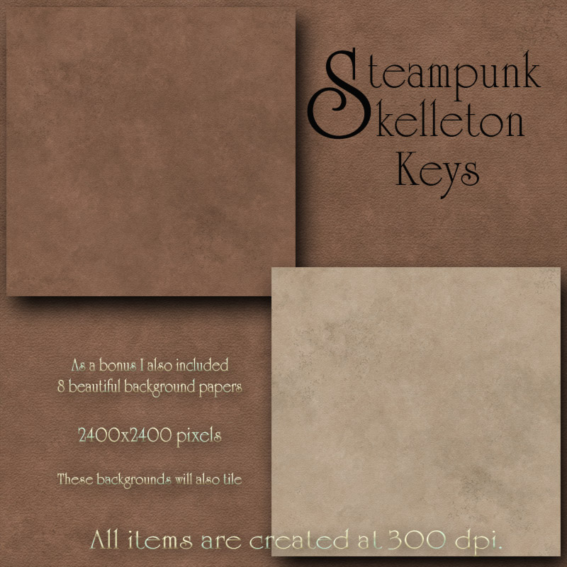 Steampunk Skelleton Keys by N/A