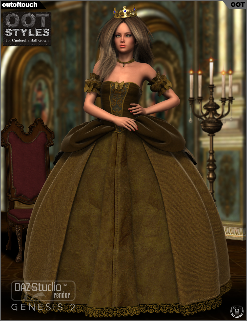 ROYAL STYLES for Cinderella Ball Gown for Genesis 2 Female(s) by N/A