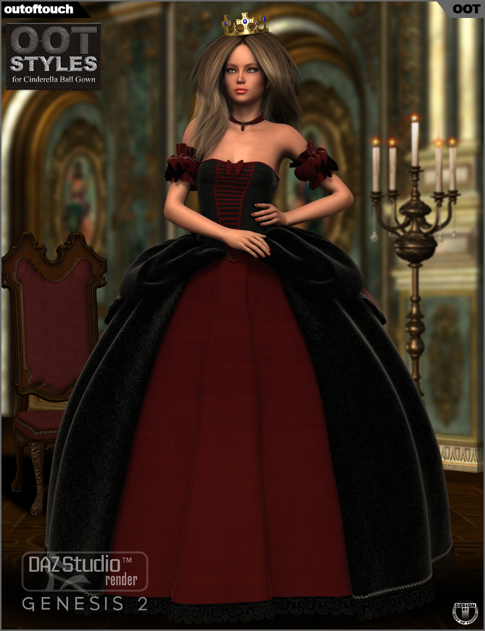 ROYAL STYLES for Cinderella Ball Gown for Genesis 2 Female(s) by N/A