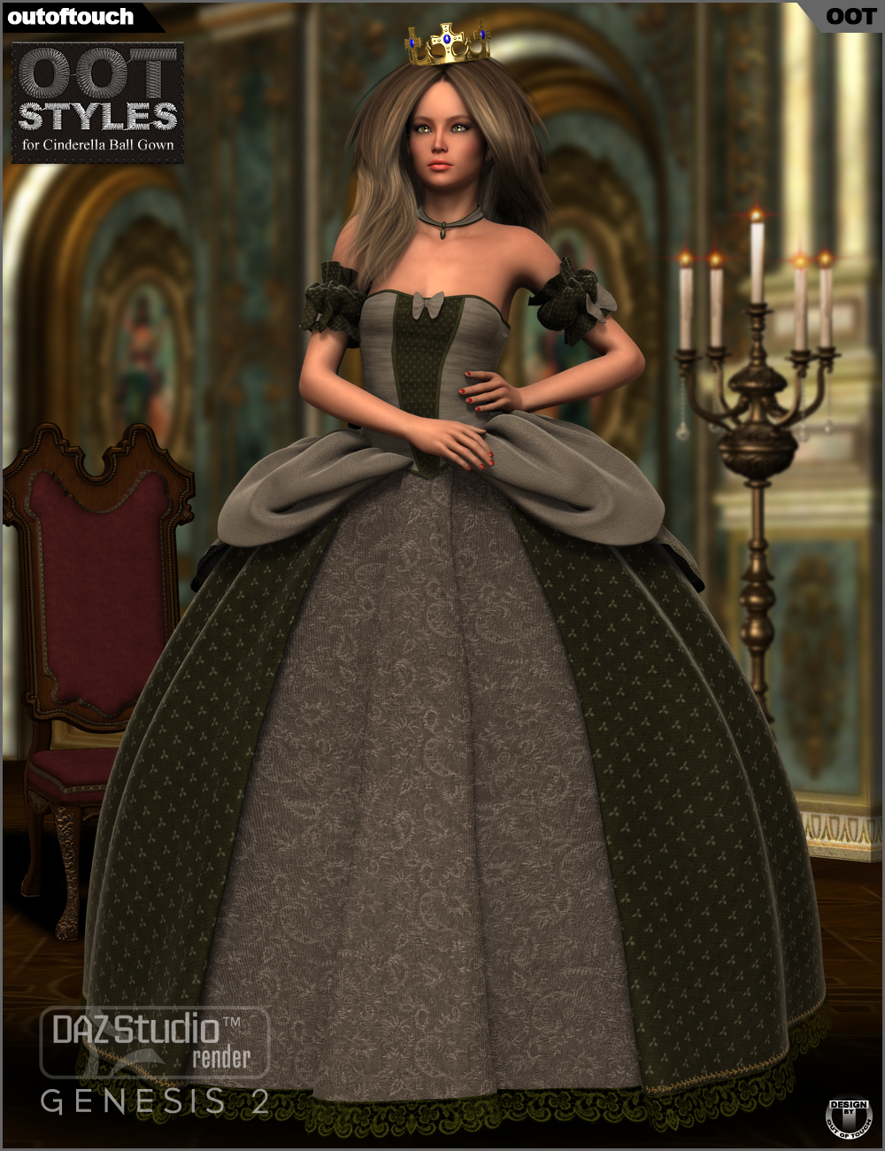 ROYAL STYLES for Cinderella Ball Gown for Genesis 2 Female(s) by N/A