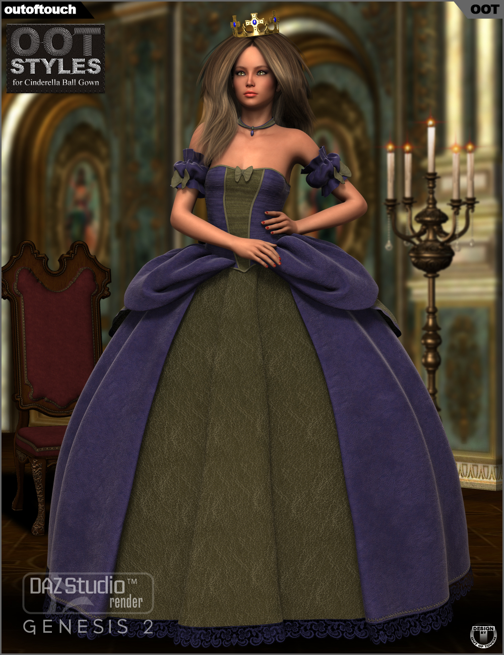ROYAL STYLES for Cinderella Ball Gown for Genesis 2 Female(s) by N/A