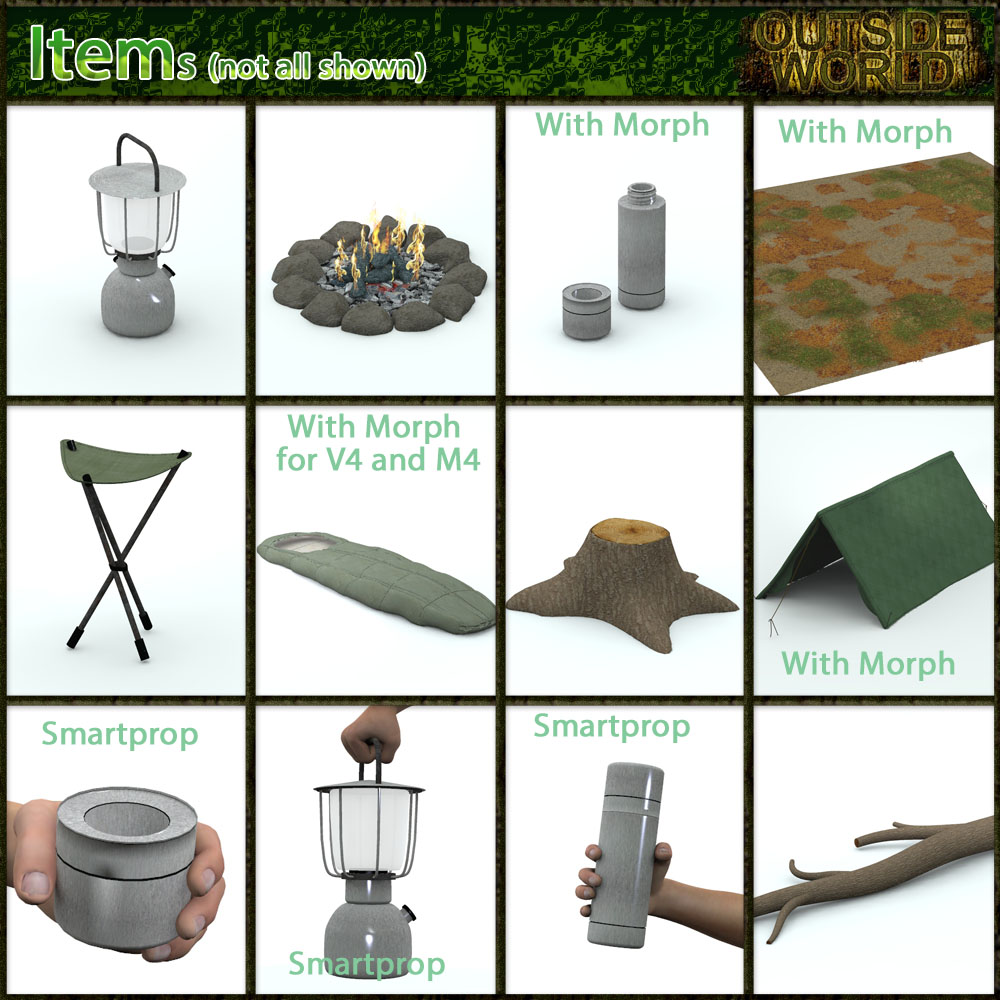 Outside World: Part4 - Camping Props by N/A