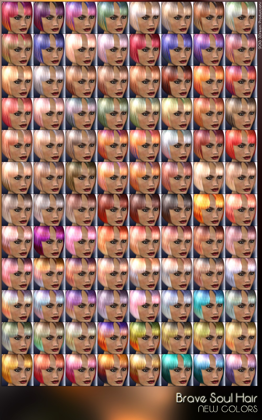 Brave Soul Hair - NEW COLORS by N/A