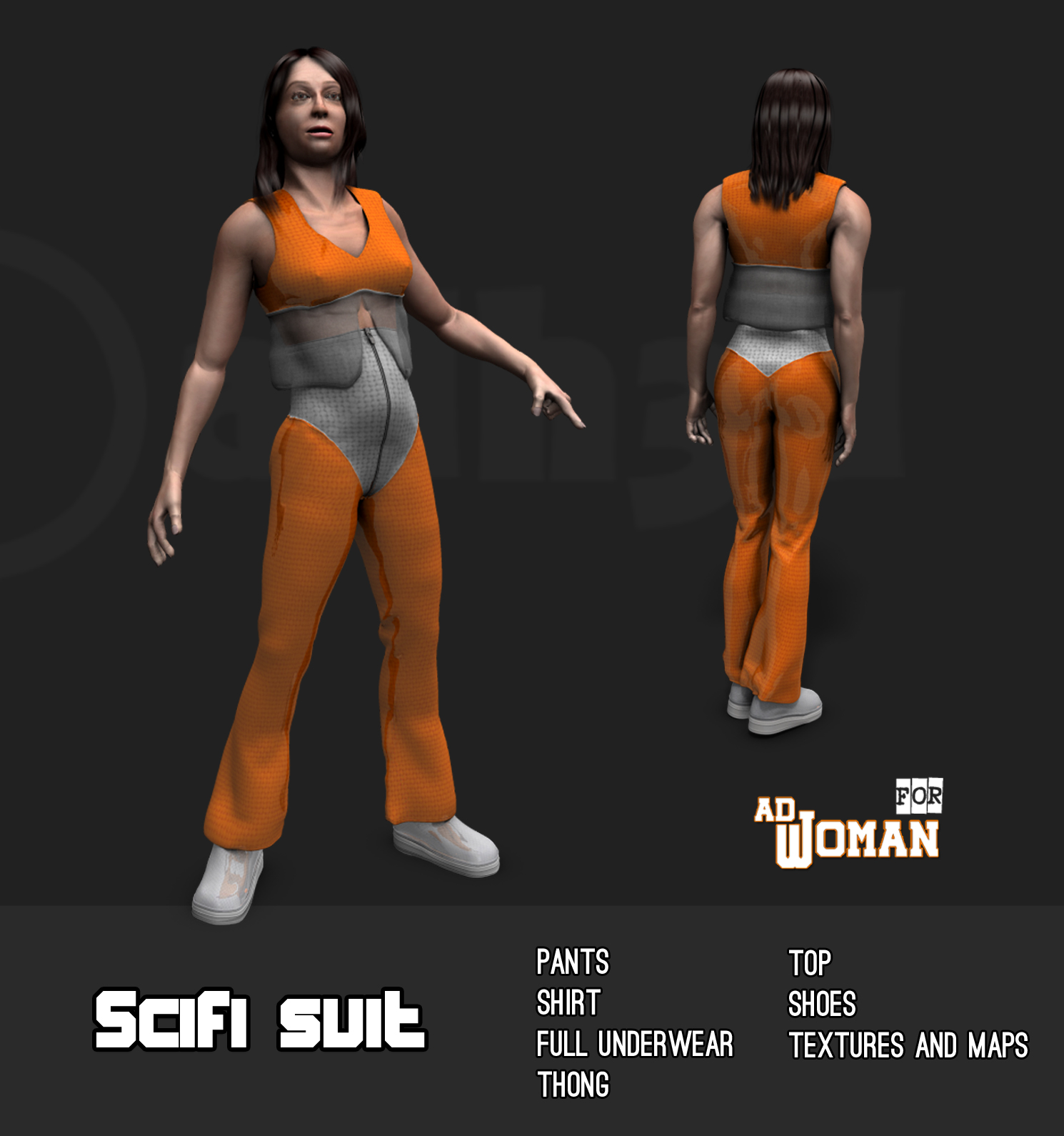 Scifi suit for adWoman by N/A