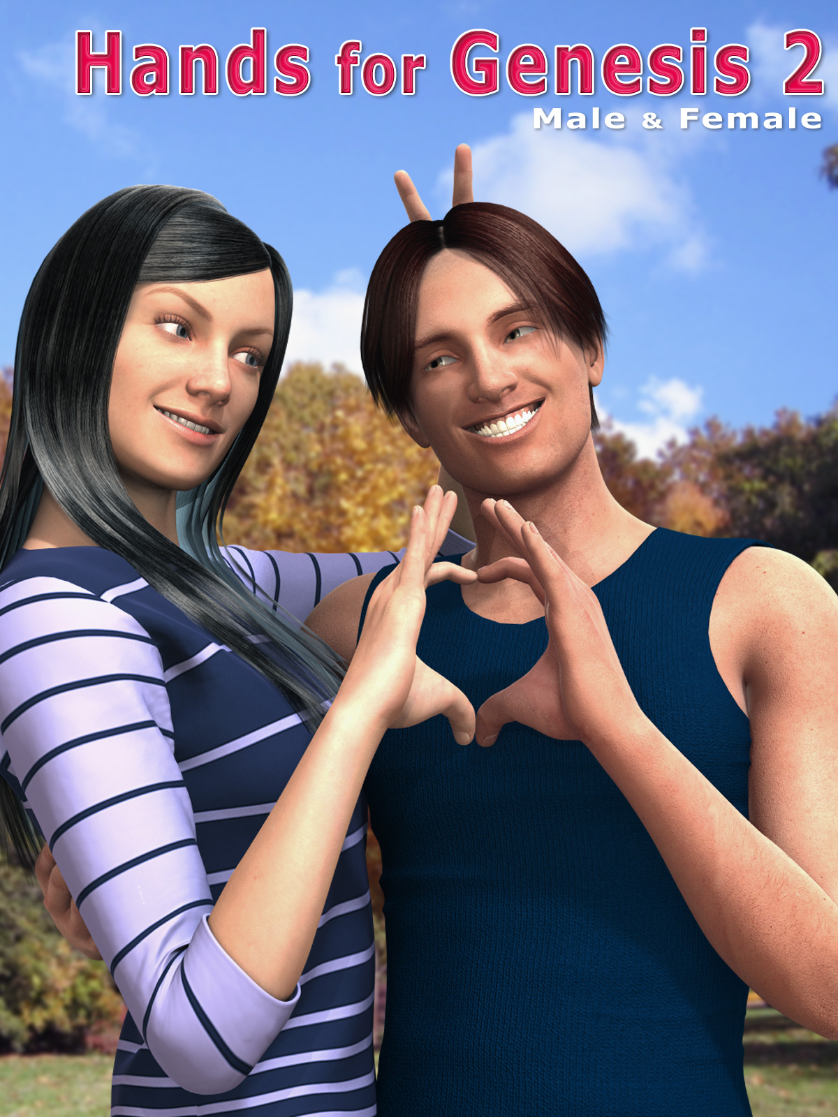 Hands for Genesis 2 Male & Female by N/A