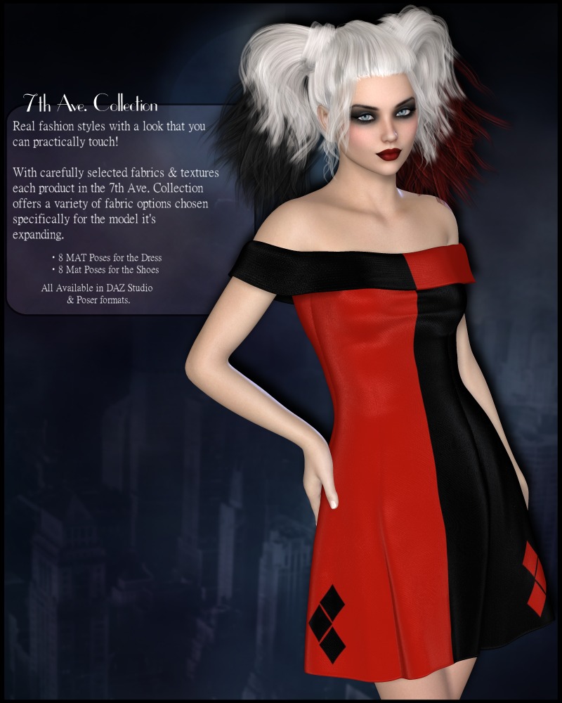 7th Ave: Shoulder Dress for G2F by N/A