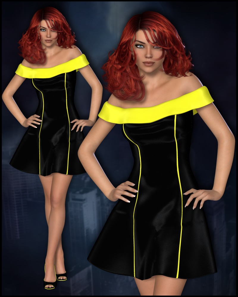 7th Ave: Shoulder Dress for G2F by N/A