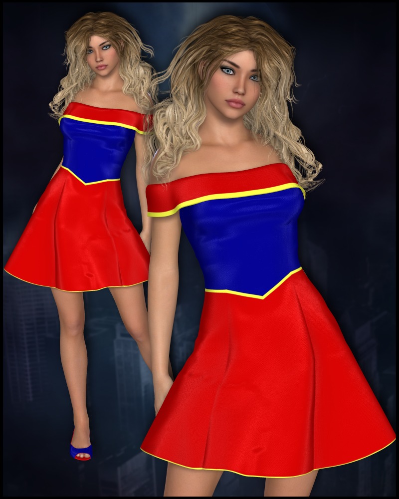 7th Ave: Shoulder Dress for G2F by N/A