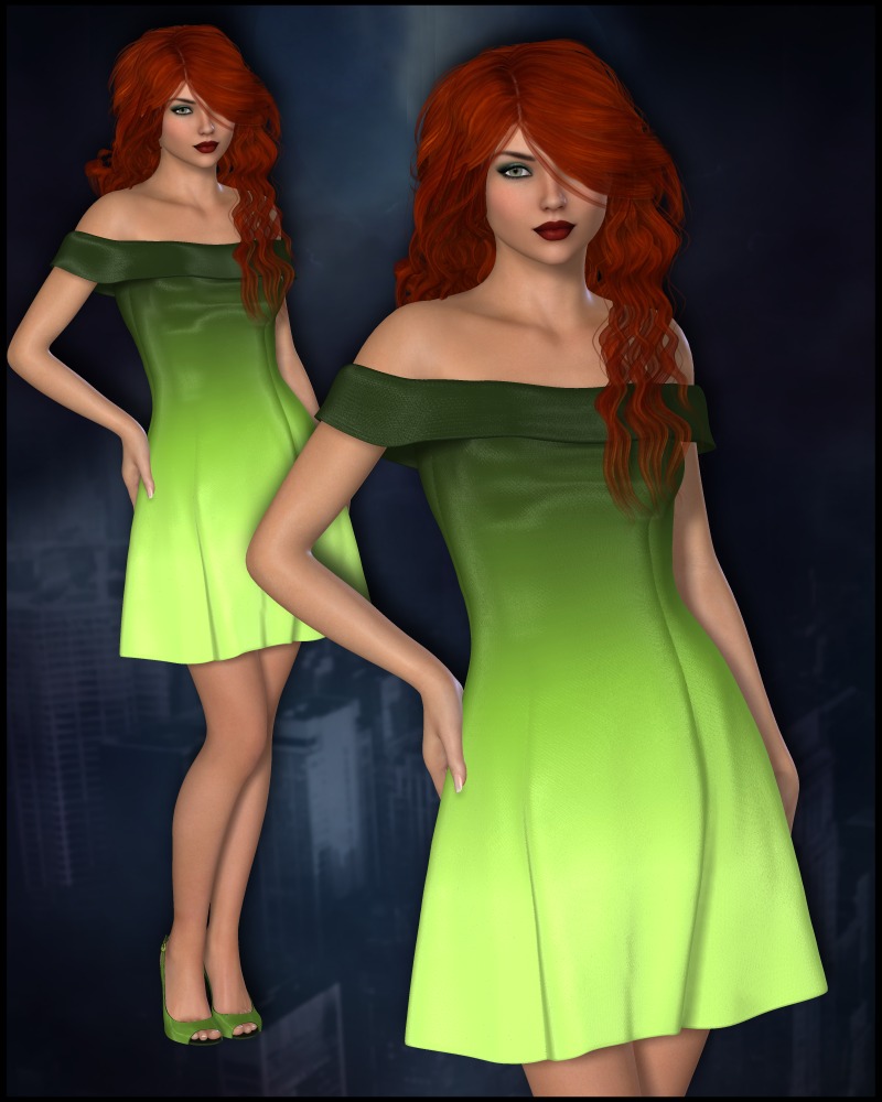 7th Ave: Shoulder Dress for G2F by N/A