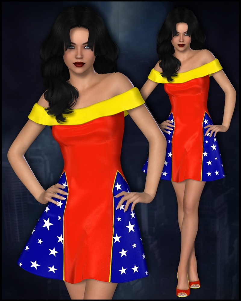 7th Ave: Shoulder Dress for G2F by N/A