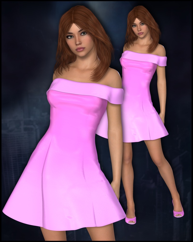 7th Ave: Shoulder Dress for G2F by N/A