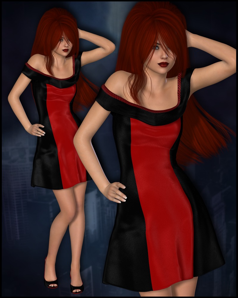 7th Ave: Shoulder Dress for G2F by N/A