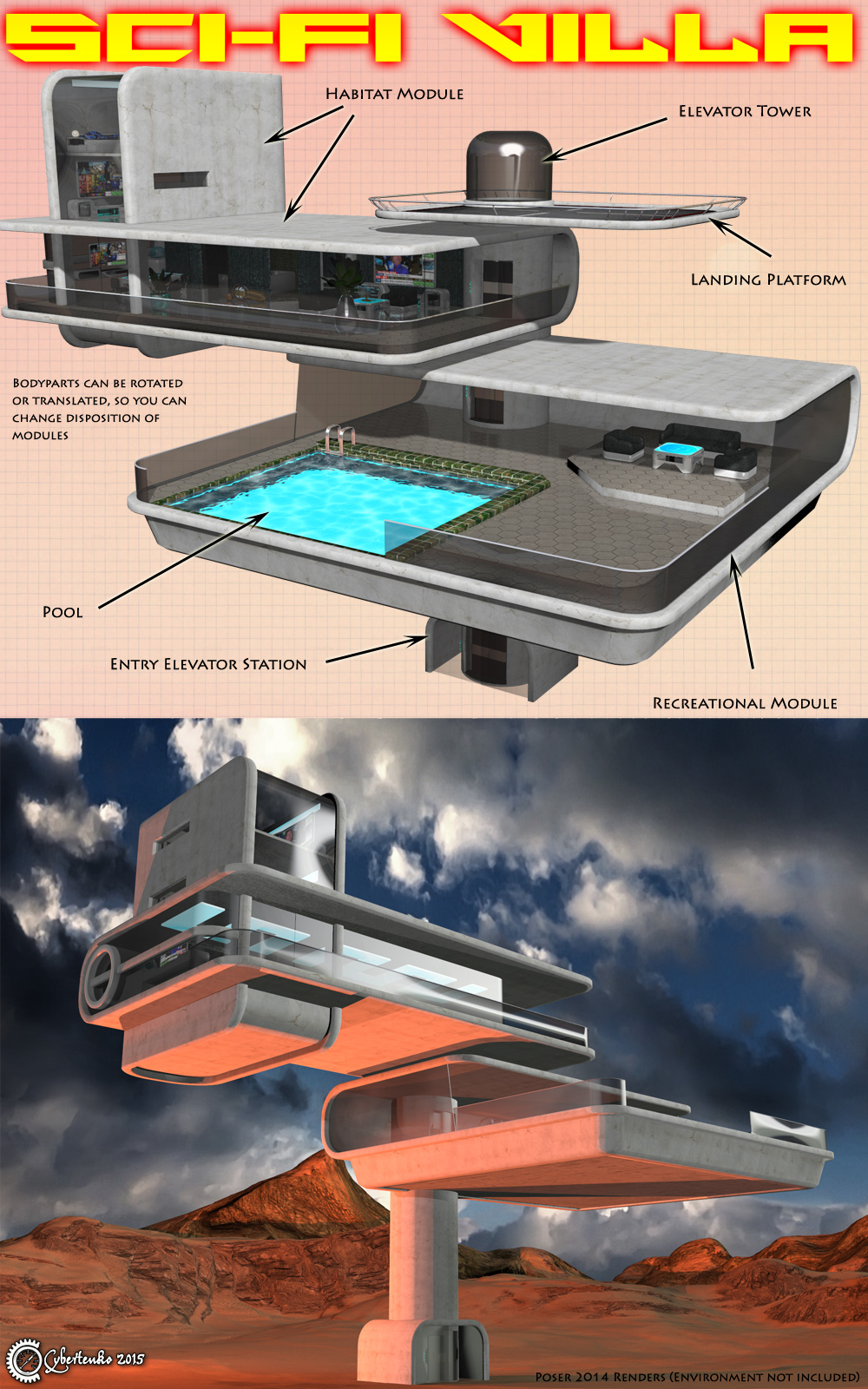 Sci-Fi Villa by N/A