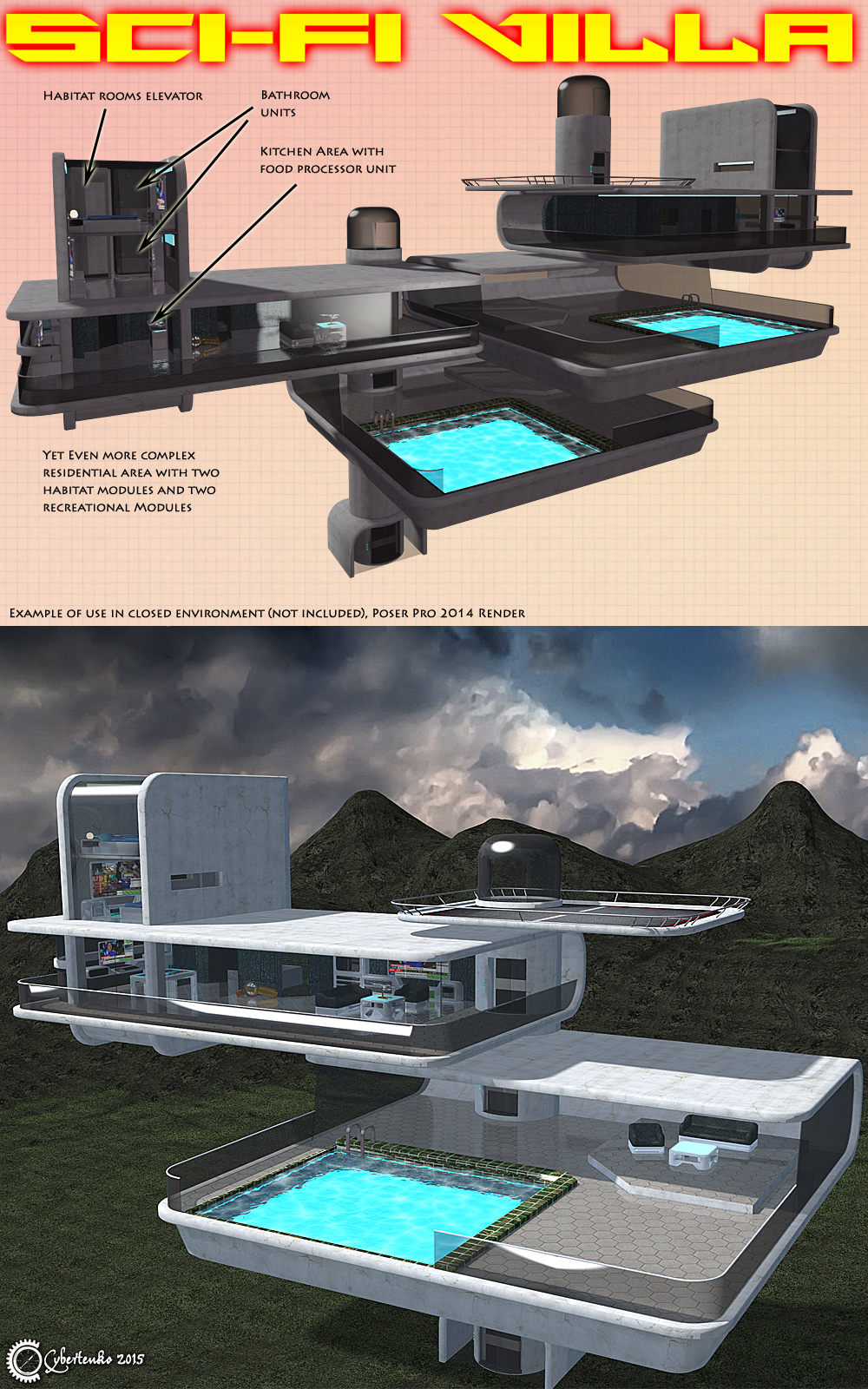 Sci-Fi Villa by N/A
