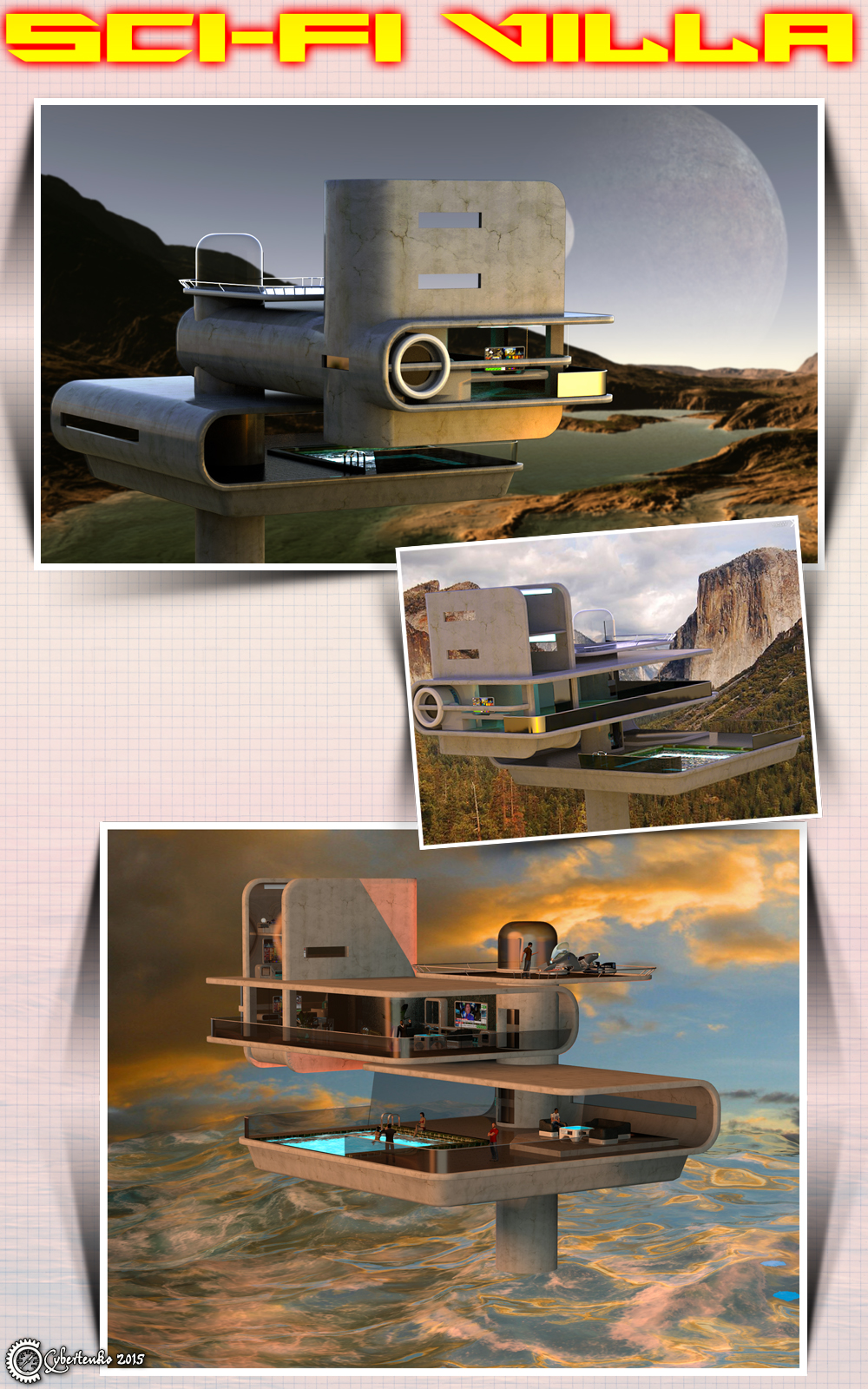 Sci-Fi Villa by N/A