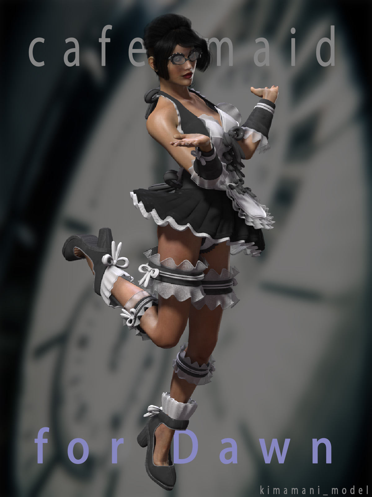 Cafe_Maid for Dawn [POSER] by N/A