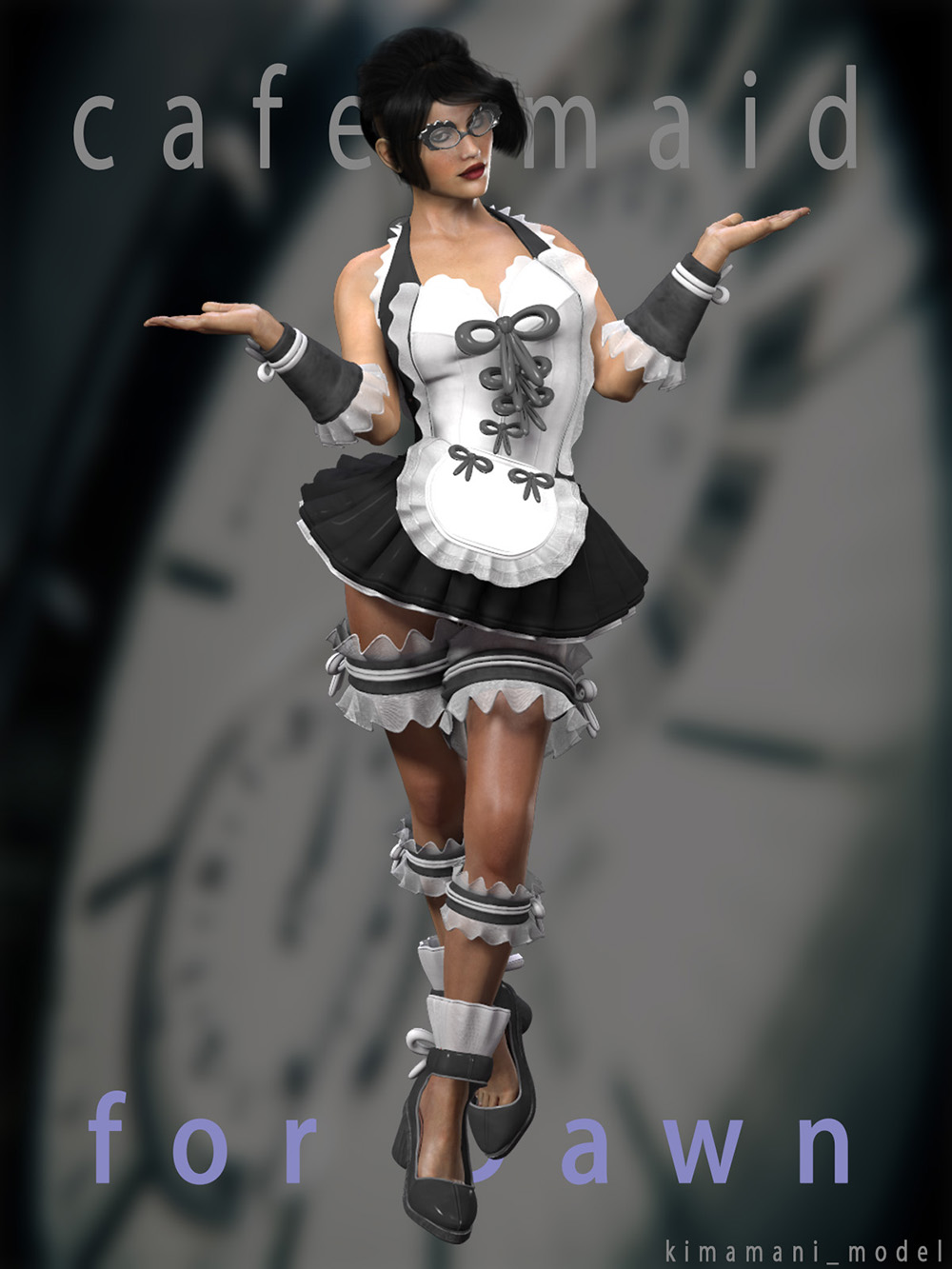 Cafe_Maid for Dawn [POSER] by N/A