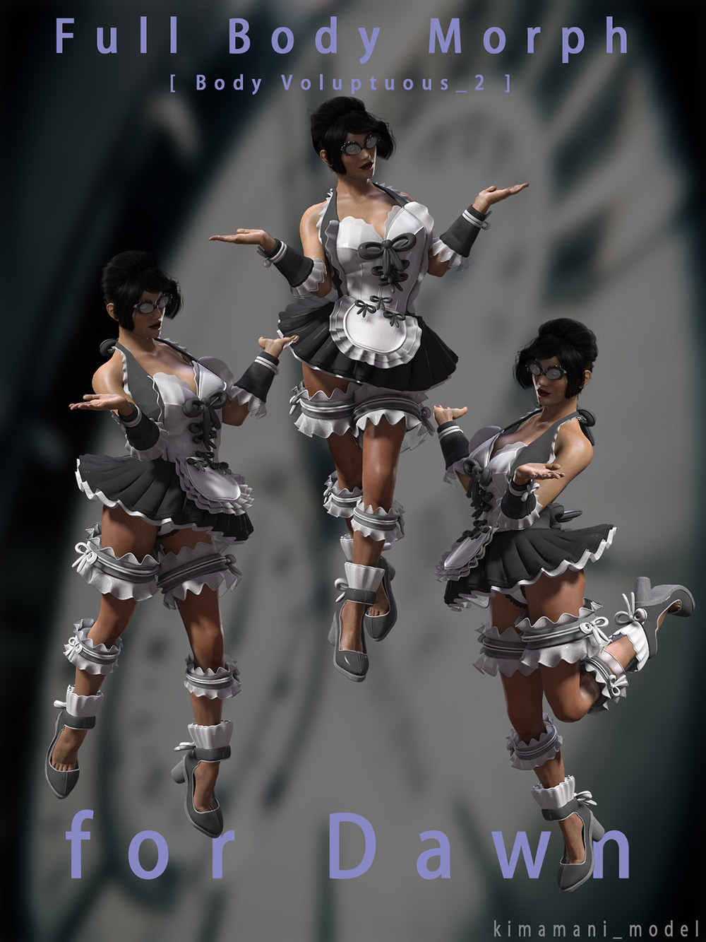Cafe_Maid for Dawn [POSER] by N/A