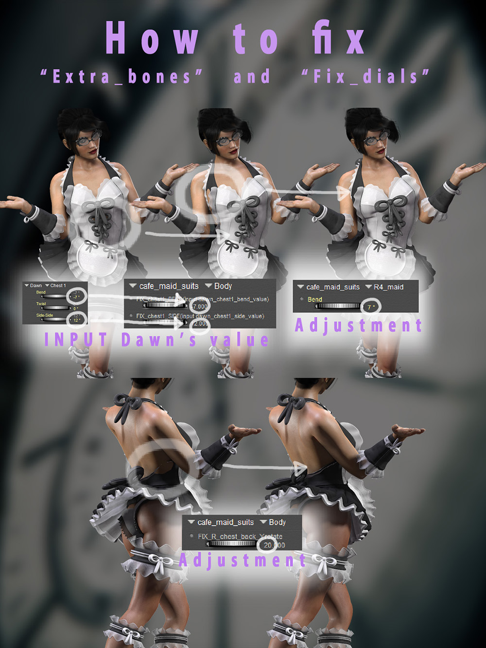 Cafe_Maid for Dawn [POSER] by N/A