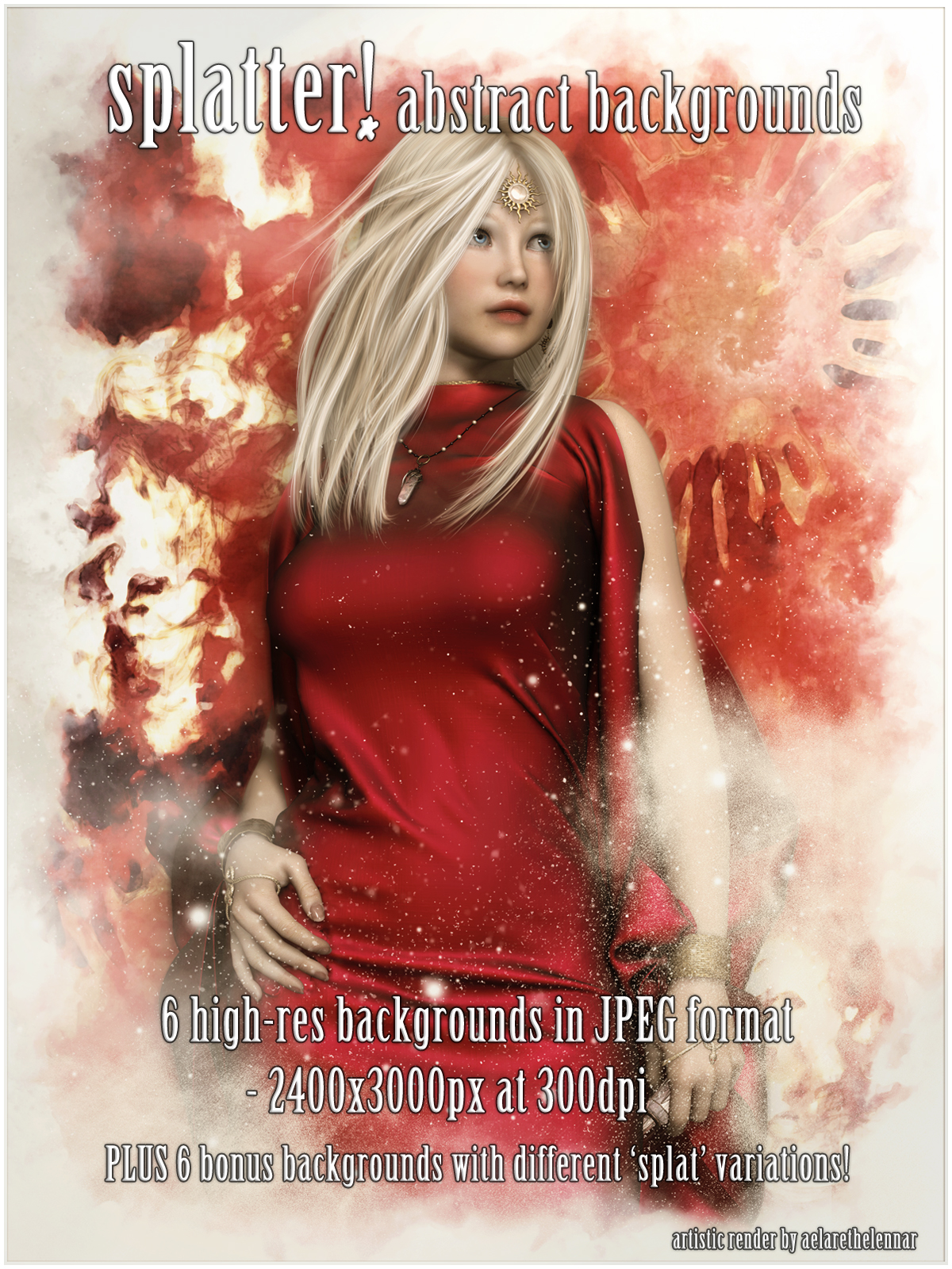 Splatter! Abstract Backgrounds by N/A