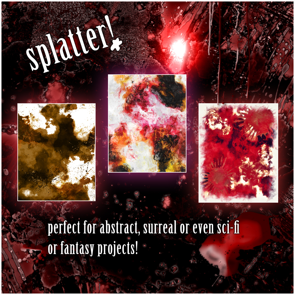 Splatter! Abstract Backgrounds by N/A