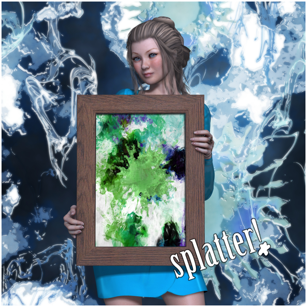 Splatter! Abstract Backgrounds by N/A