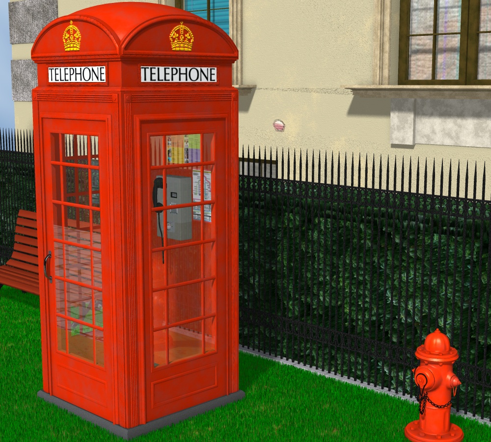Red Telephone Box by N/A