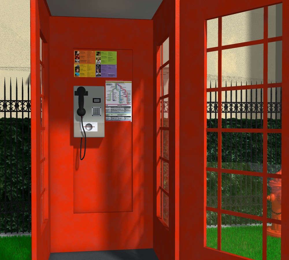 Red Telephone Box by N/A