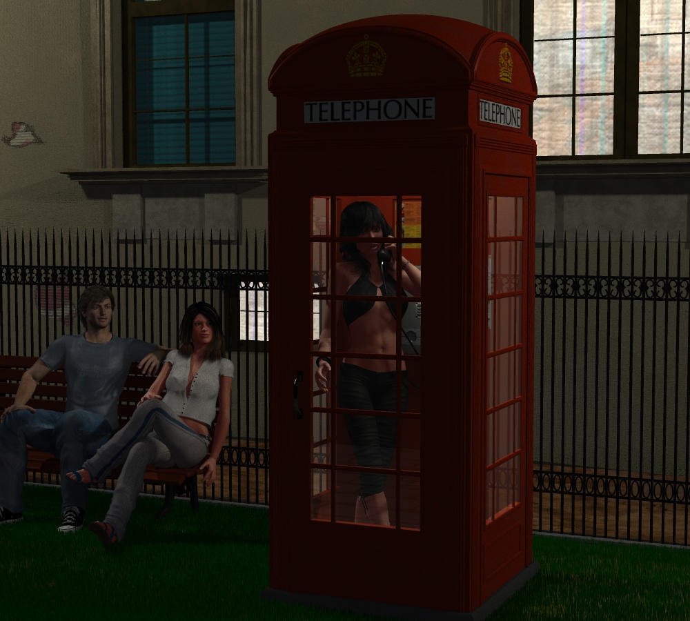 Red Telephone Box by N/A