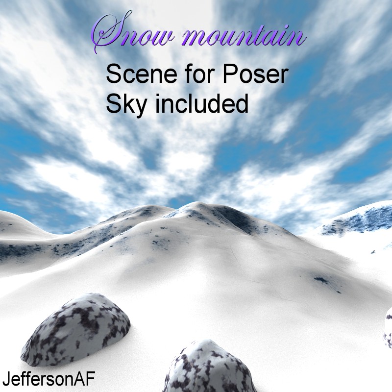 Snow mountain by N/A