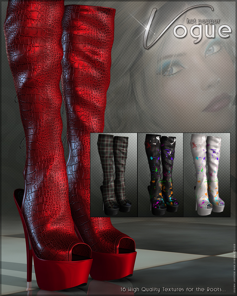 Vogue for Hot Pepper Boots by N/A