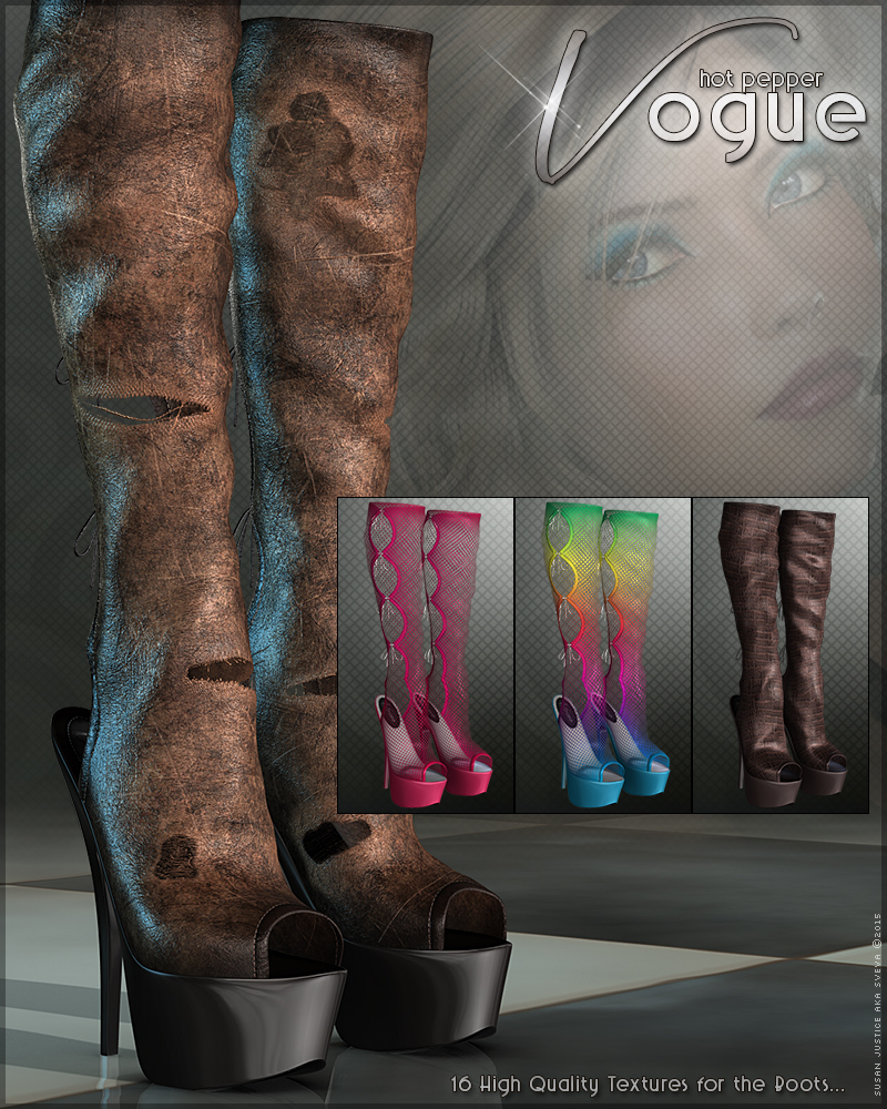 Vogue for Hot Pepper Boots by N/A