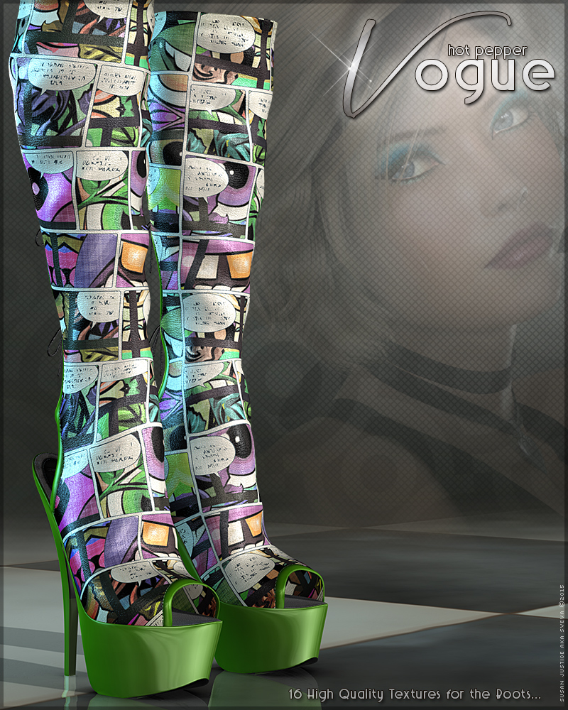 Vogue for Hot Pepper Boots by N/A