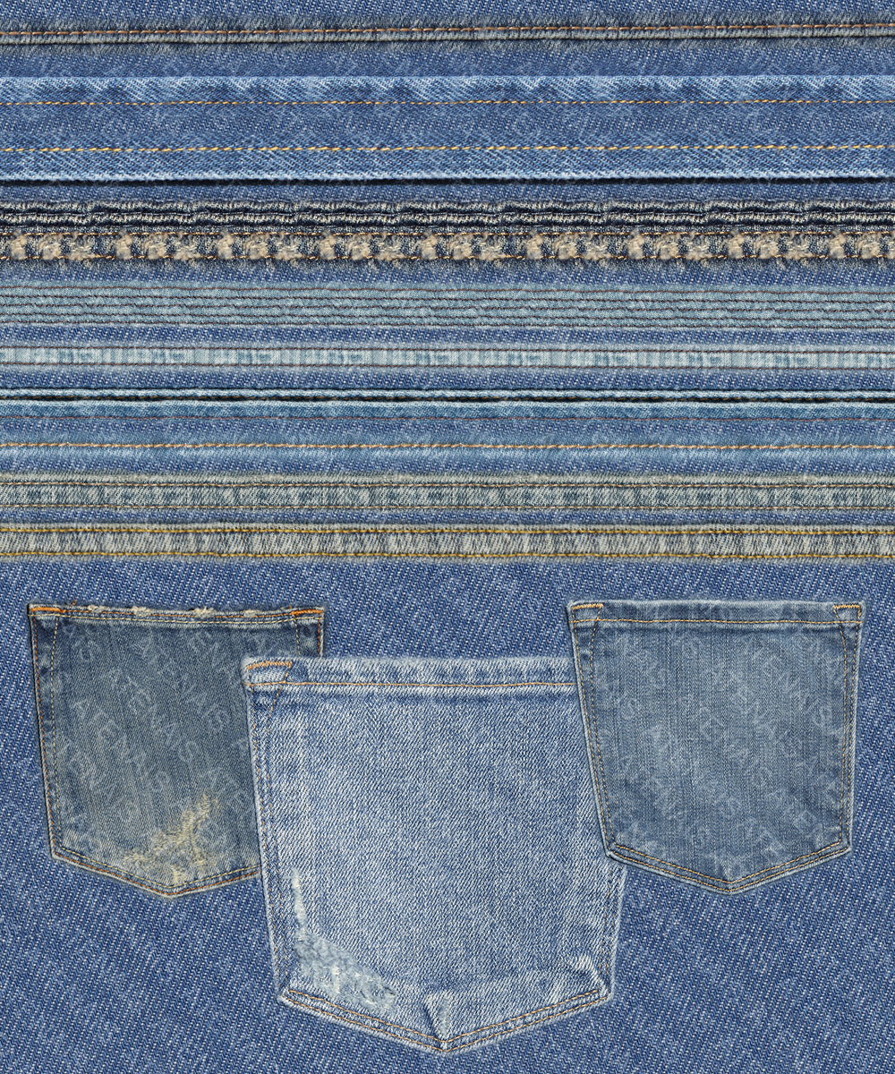 Denim Rips by N/A