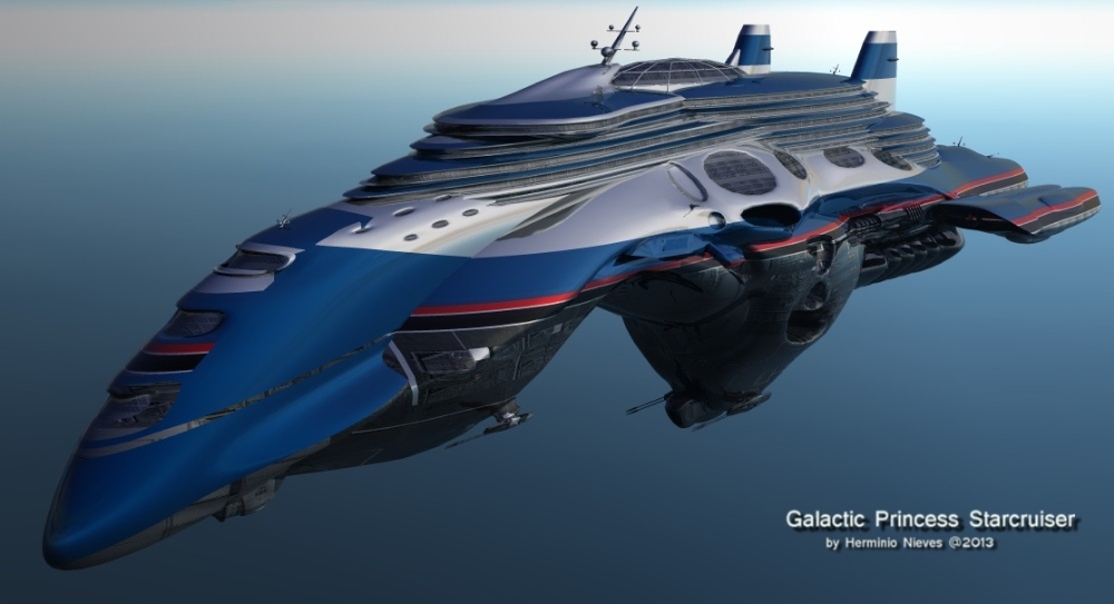 Gallactic Princess Starcruiser by N/A