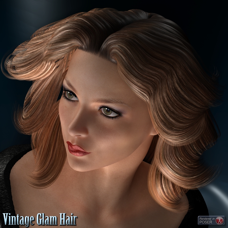 Vintage Glam Hair by N/A