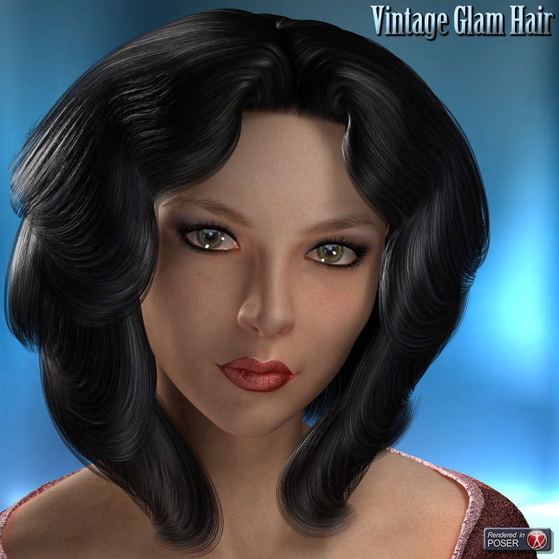 Vintage Glam Hair by N/A