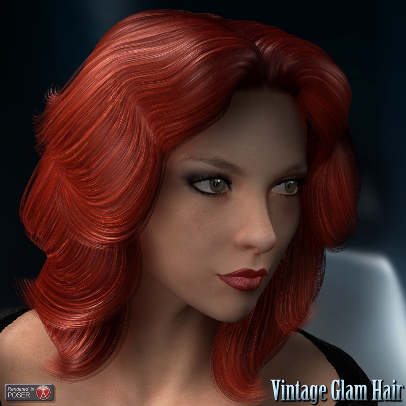 Vintage Glam Hair by N/A