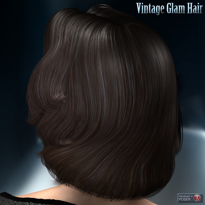 Vintage Glam Hair by N/A