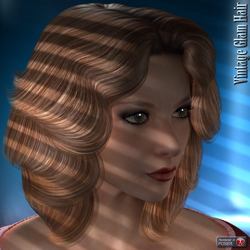 Vintage Glam Hair by N/A