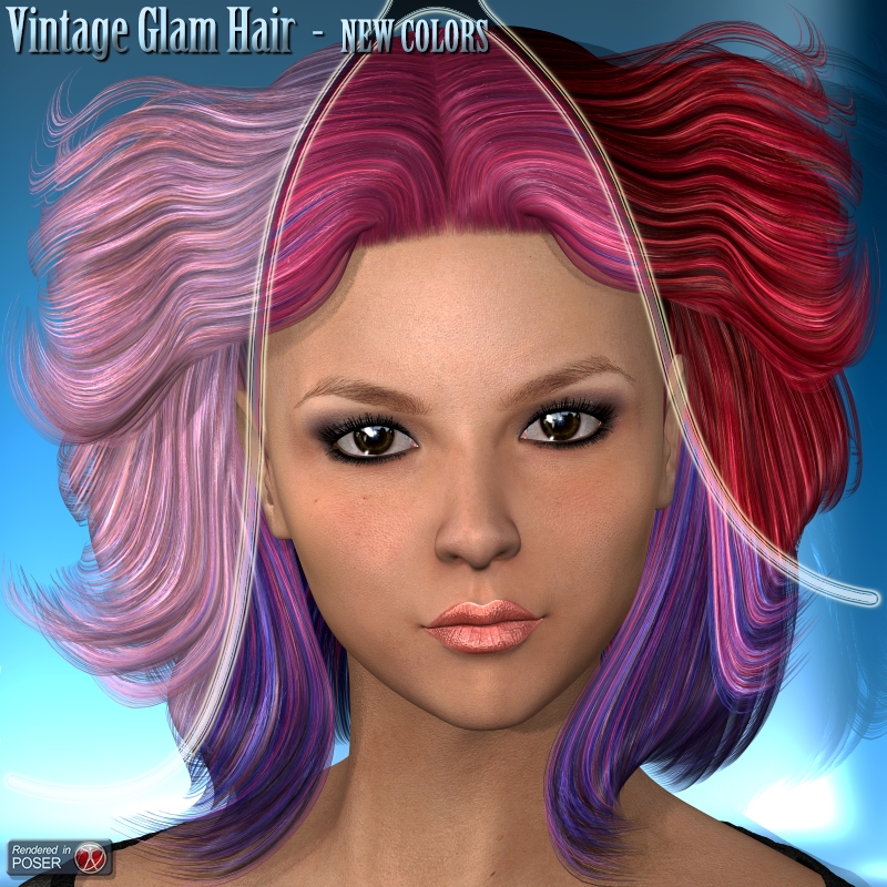 Vintage Glam Hair - NEW COLORS by N/A