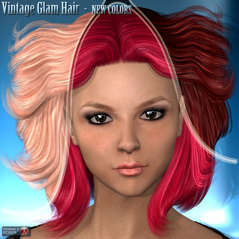 Vintage Glam Hair - NEW COLORS by N/A