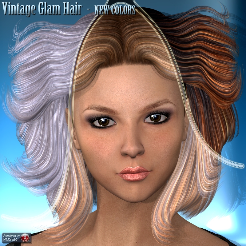 Vintage Glam Hair - NEW COLORS by N/A