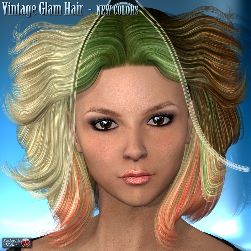 Vintage Glam Hair - NEW COLORS by N/A