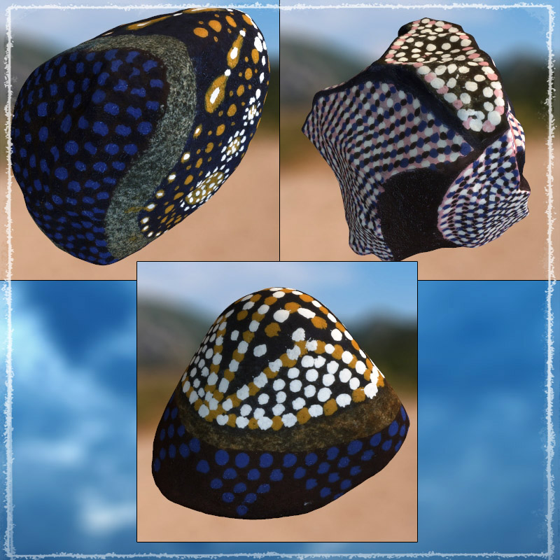 Photo Props: Painted Stones by N/A