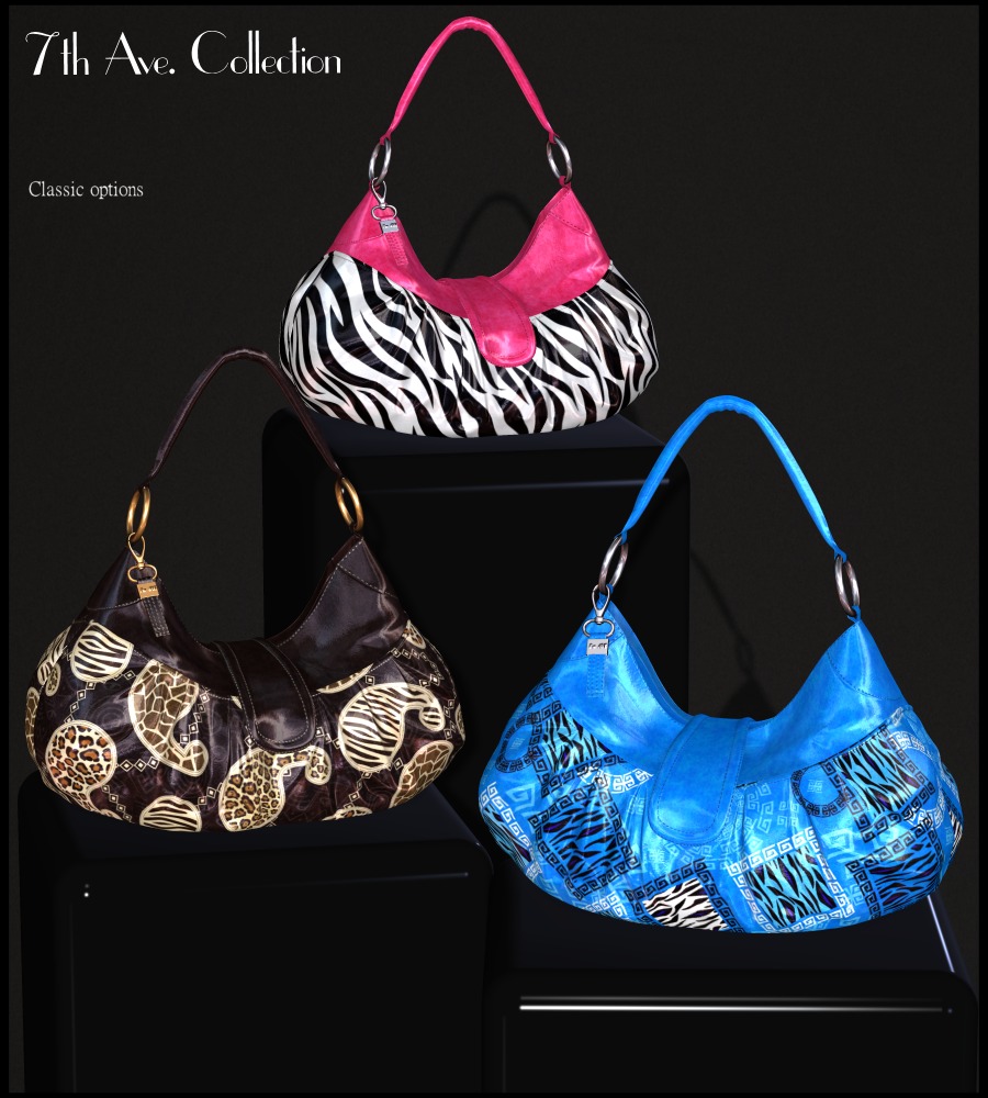 7th Ave: Pleated Hobo Bag by N/A