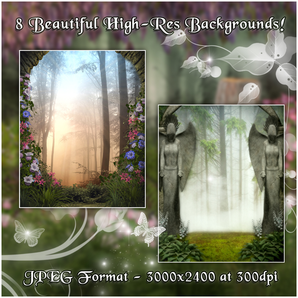 Elven Woodlands Backgrounds by N/A